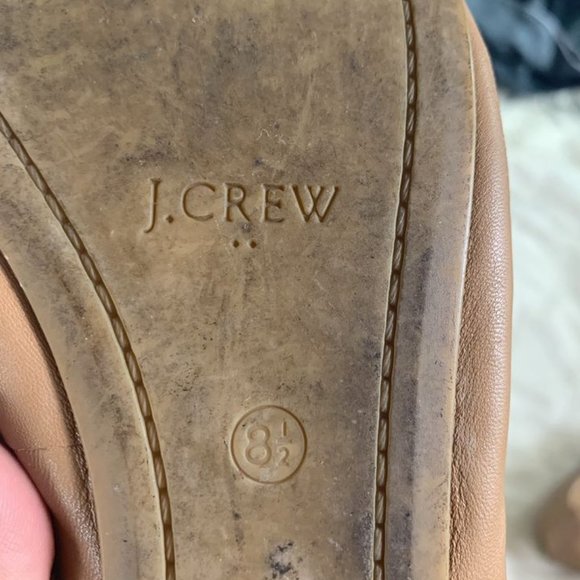 J. Crew Flats-3 pairs: Black, Tan, & Velvet Blue - Picture 2 of 6